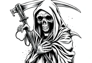 Grim reaper tattoo idea