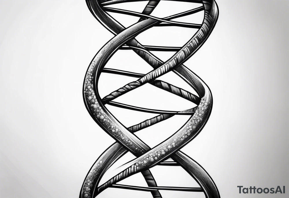 Dna strand tattoo idea