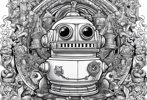 Futurama Bender Fry's that where he says fuck you tattoo idea