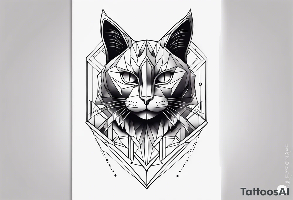 Black Cat tattoo idea