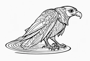 Harry Potter theme dobby the house elf phoenix Azkaban Slytherin tattoo idea
