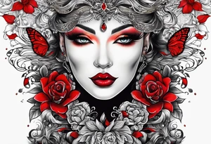 Hush tattoo finger lips tattoo idea