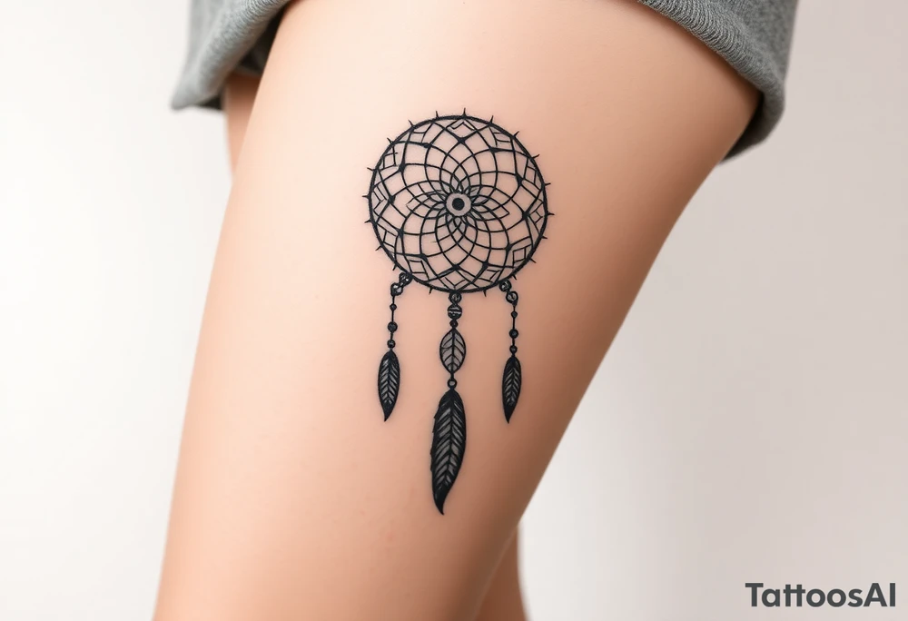 dreamcatcher tattoo idea