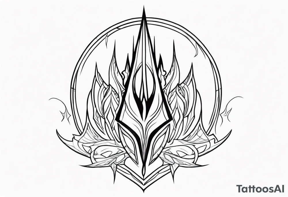 Sauron tattoo idea