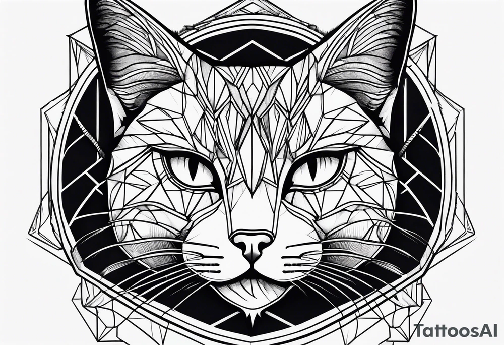 Black Cat tattoo idea