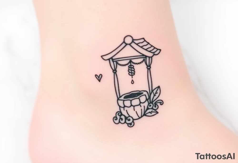 Wishing well tattoo idea