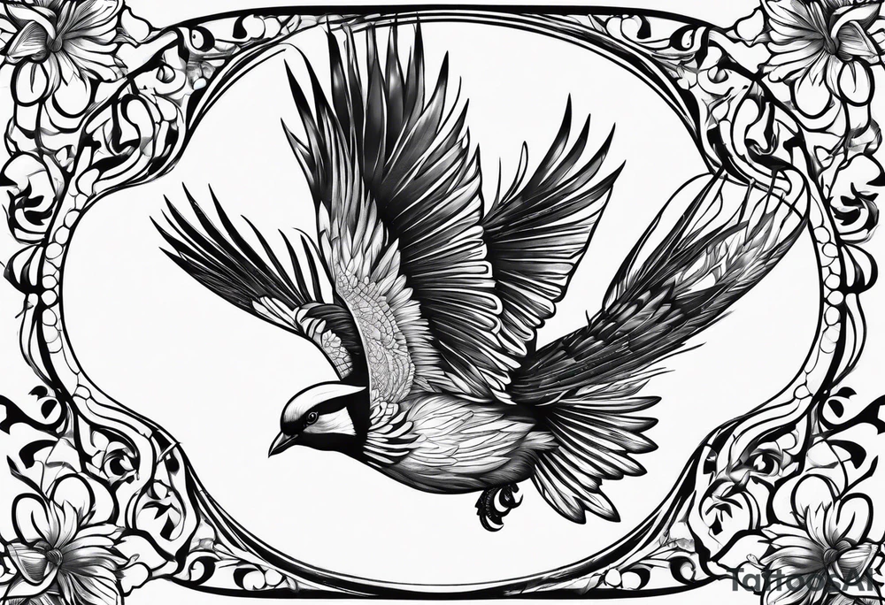 Birds in Flight tattoo idea