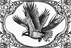 Birds in Flight tattoo idea