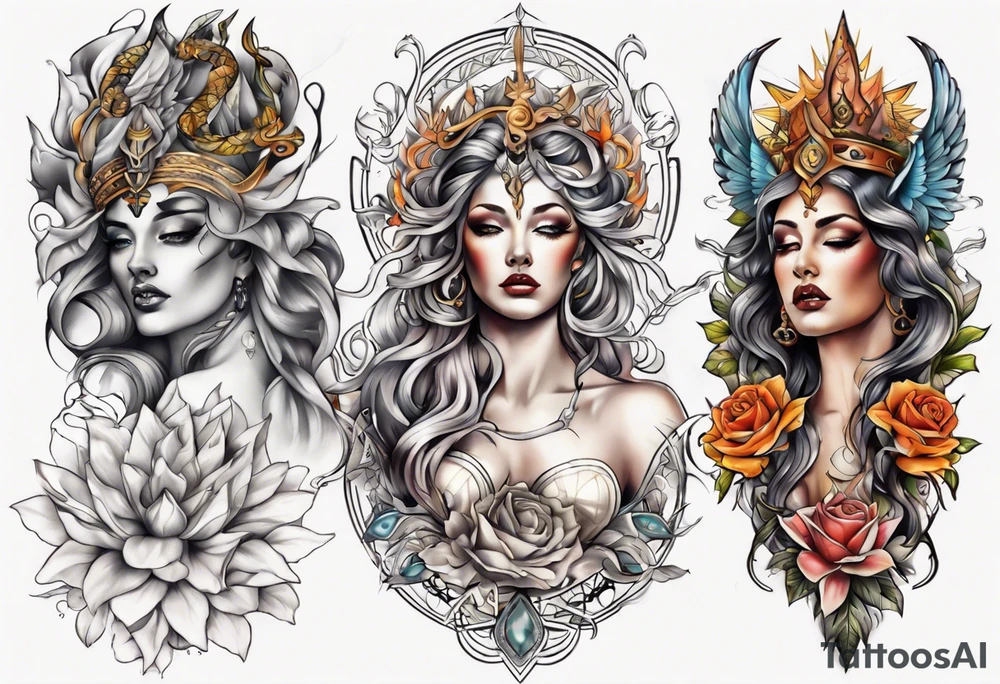 godess tattoo tattoo idea