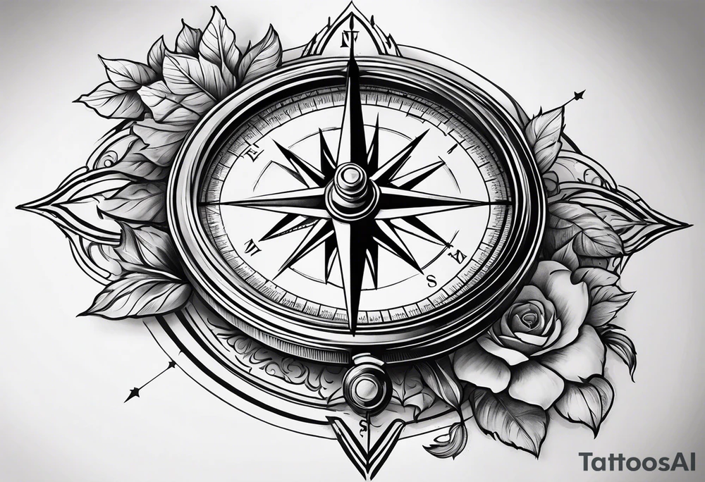 Compass Sleeve tattoo tattoo idea