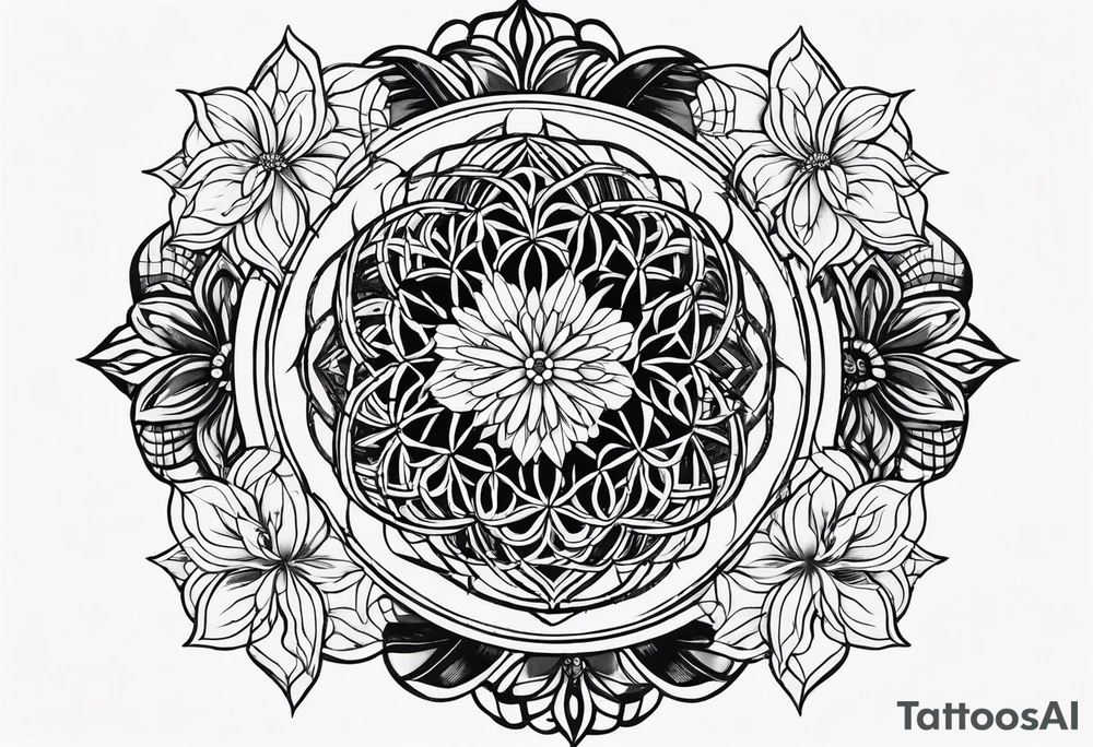 flower of life tattoo idea