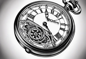 Pocketwatch tattoo idea
