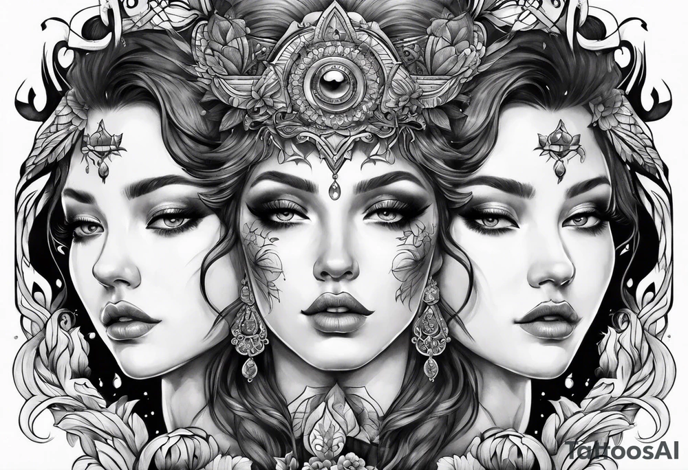 gemini tattoo idea