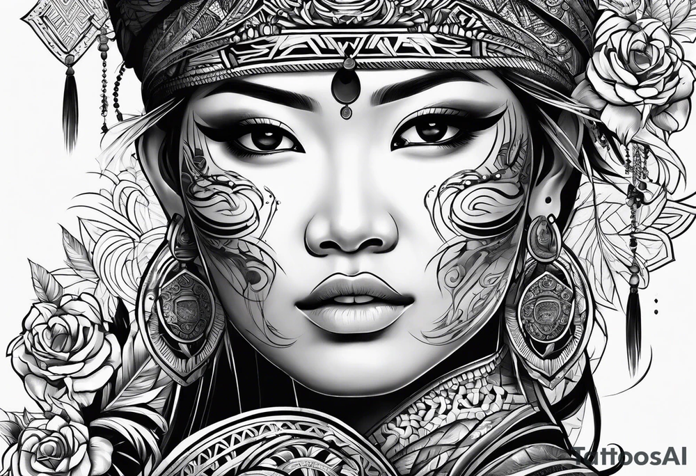 Vietnamese tribal tattoo tattoo idea