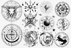 zodiac tattoo idea