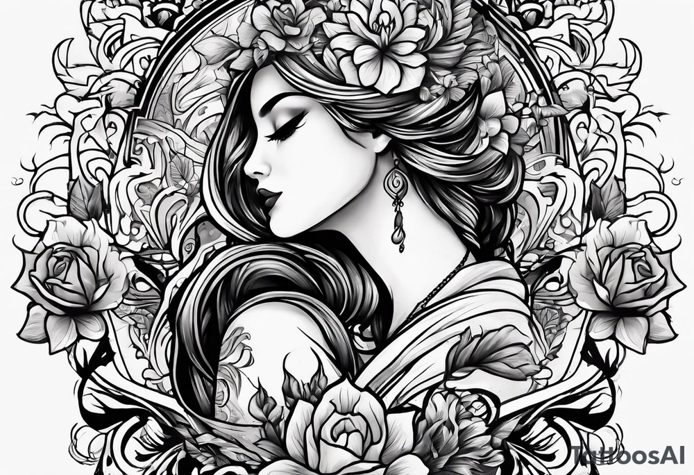 life death deception work family love tattoo idea