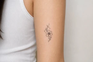 A flower tattoo idea