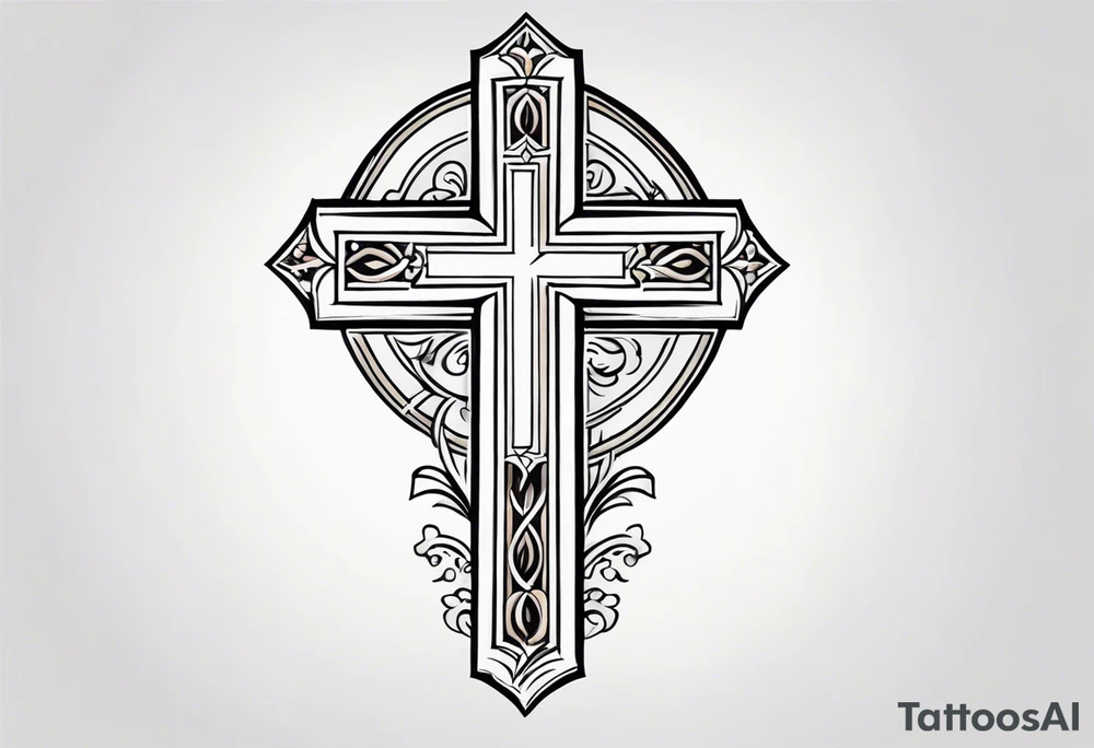 cross for the wrist tattoo idea