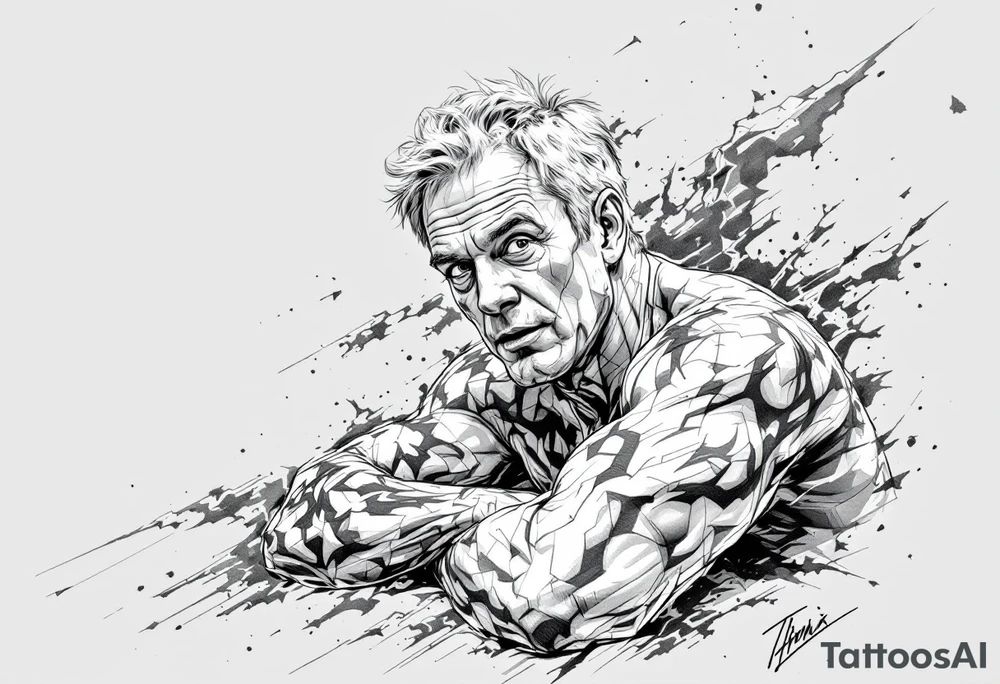 A summary of Tony Blair's years as prime minister, with special focus on his decision to send troops to Iraq. tattoo idea