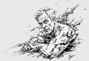 A summary of Tony Blair's years as prime minister, with special focus on his decision to send troops to Iraq. tattoo idea