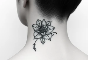 a hong kong flower tattoo idea