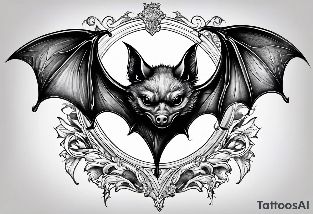 Vampire bats tattoo idea