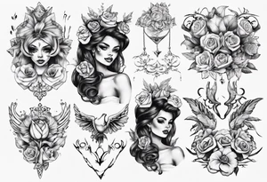 corps bride Emely tattoo idea