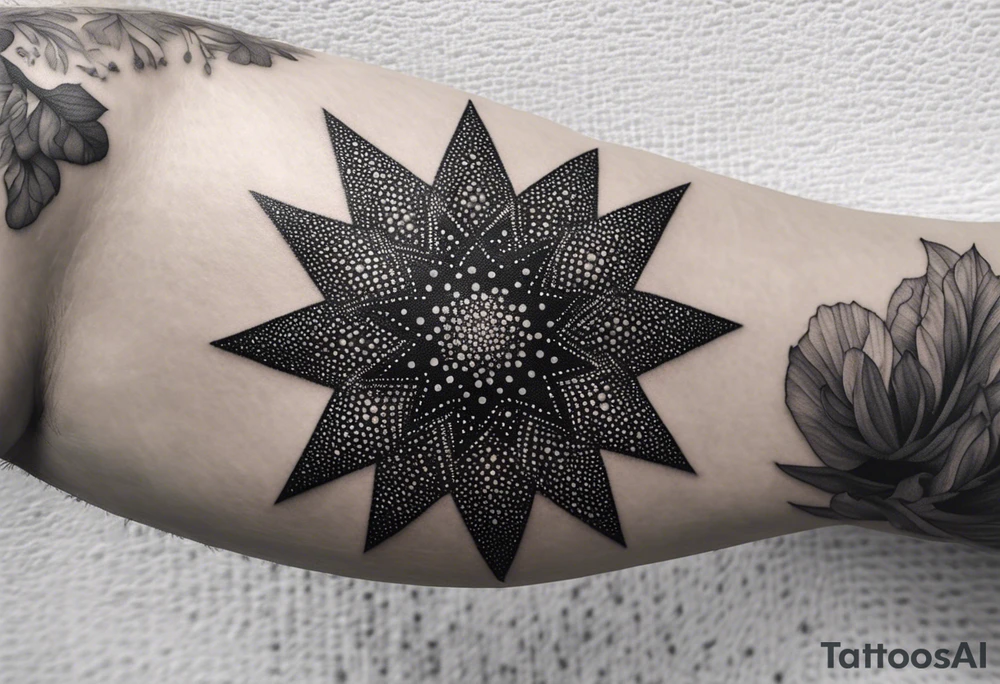 y2k star tattoo idea