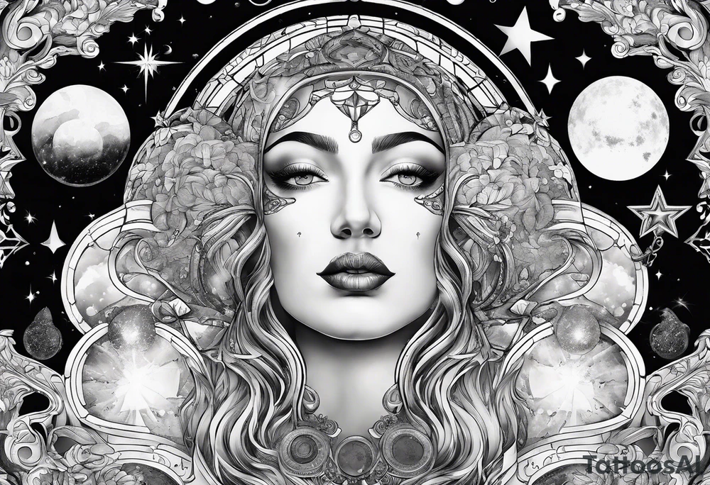 Astrology, Gemini, Natal Chart, vision, armband tattoo idea