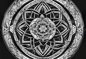 Sacred geometry, tattoo idea