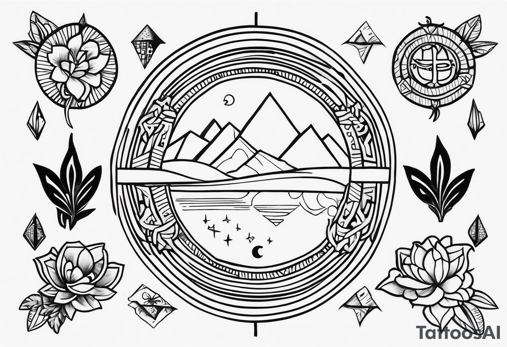 the word "kincugi" and no other motives tattoo idea