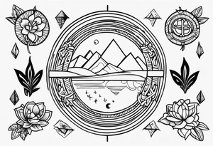 the word "kincugi" and no other motives tattoo idea