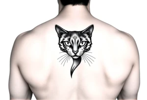 Black Cat tattoo idea