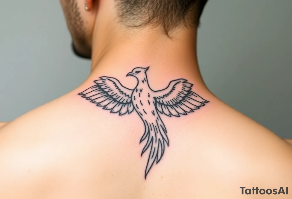 Phoenix that is small tattoo idea