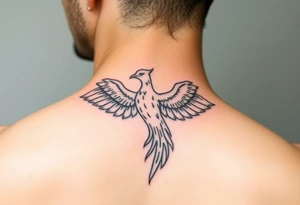 Phoenix that is small tattoo idea