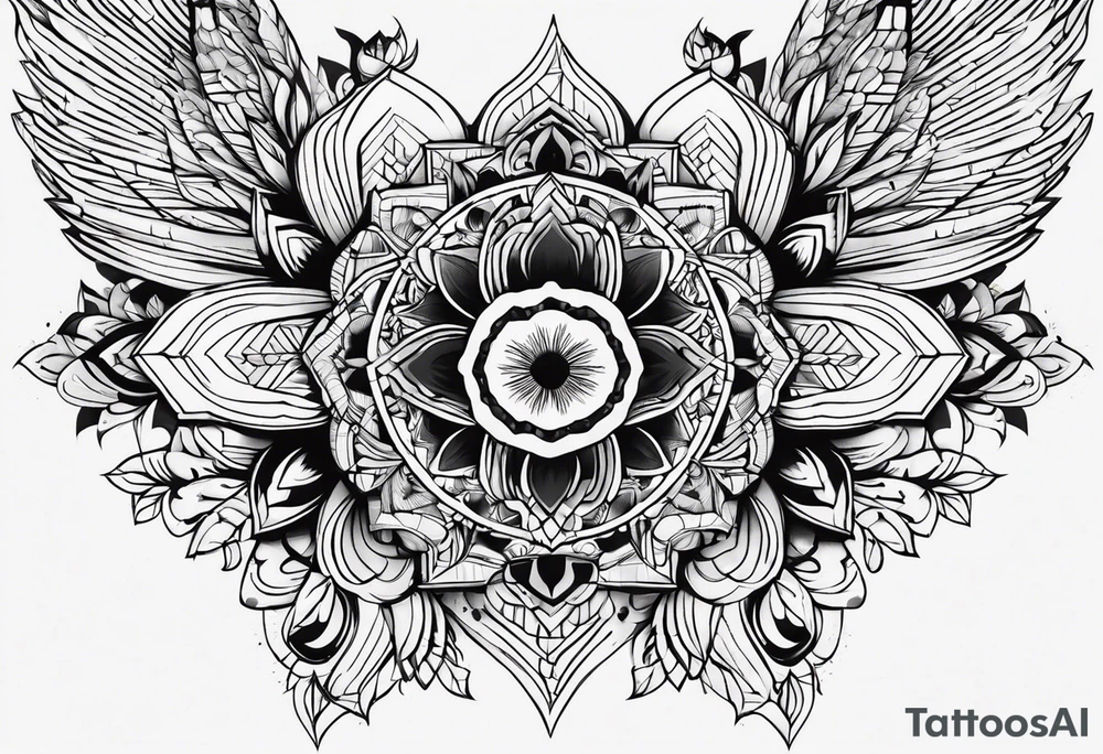 Свободный сильный высокий tattoo idea