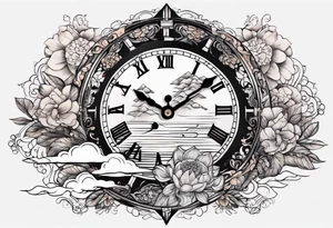 Losing time finding dreams tattoo idea