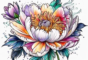 Chinese symbol strength aster love mother tattoo idea