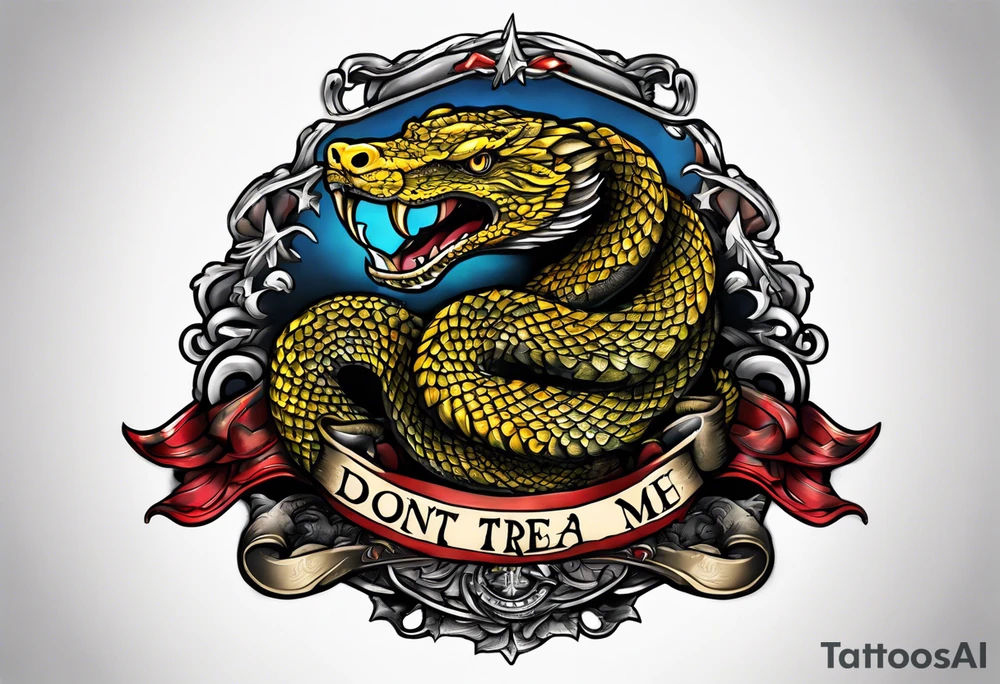 dont tread on me tattoo idea