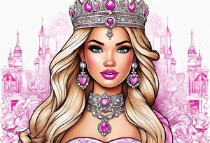 barbie as the princess and the pauper tattoo idea