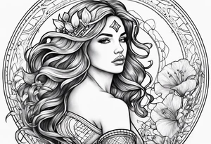 Aquarius zodiac tattoo idea