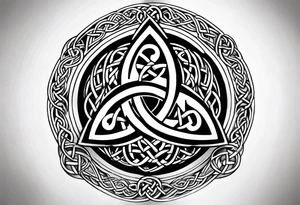 triquetra celtic tattoo idea