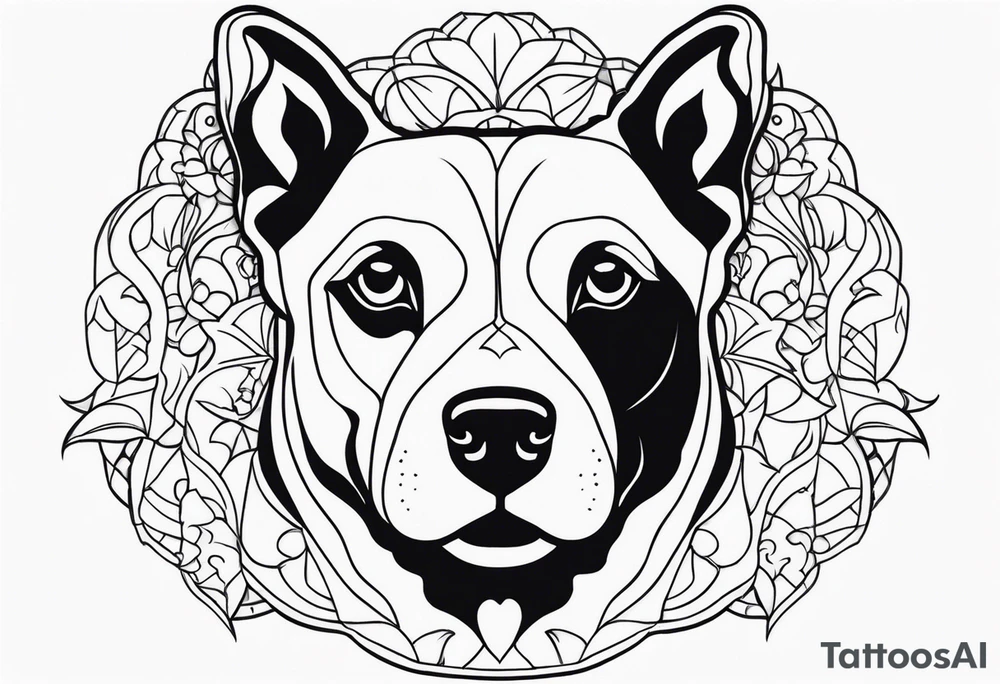 DOG tattoo idea