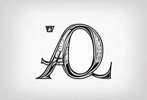 I want to letters "ABC" tattoo idea