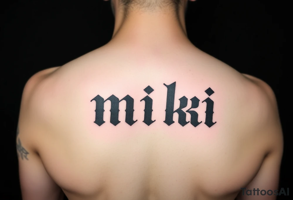 miki tattoo idea