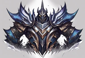 Mordekaiser from league of legends upper arm tattoo tattoo idea