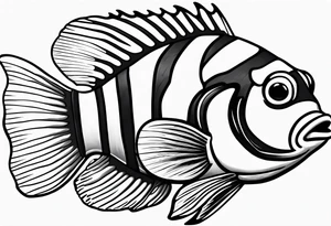 Storm clownfish tattoo idea