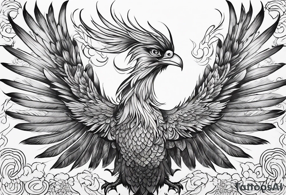 Vietnamese Phoenix tattoo idea