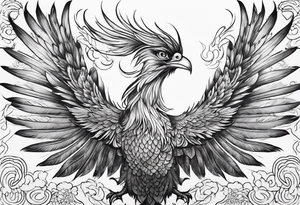 Vietnamese Phoenix tattoo idea