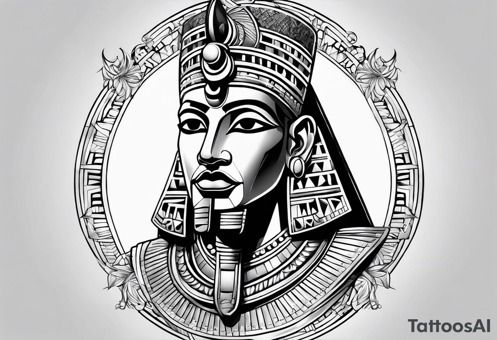 Rá, the god of Egypt tattoo idea